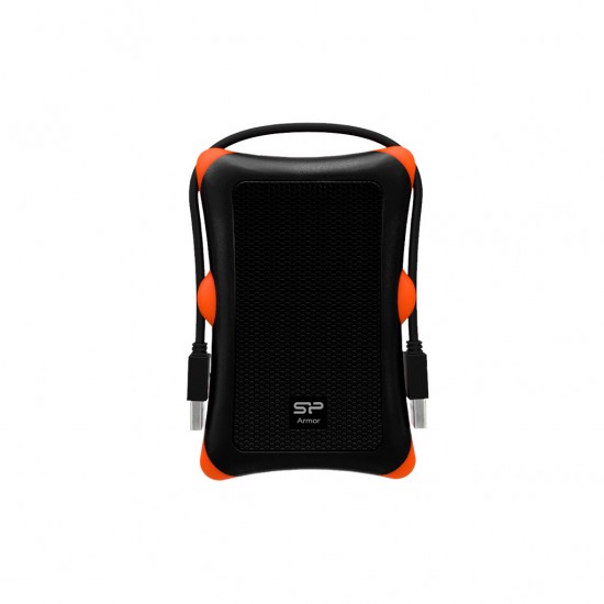 Silicon Power Armor A30 2.5-inch Shockproof SATA Hard Drive Enclosure Black